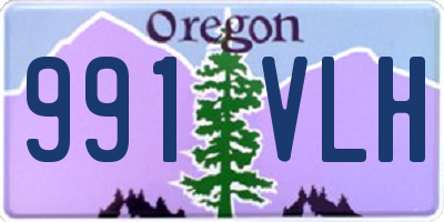 OR license plate 991VLH