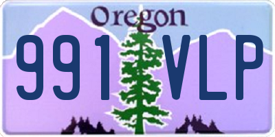 OR license plate 991VLP