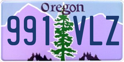 OR license plate 991VLZ