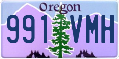 OR license plate 991VMH