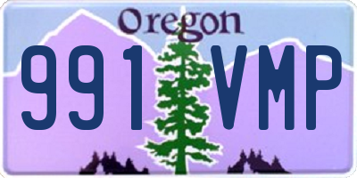 OR license plate 991VMP