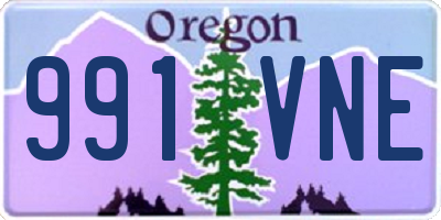 OR license plate 991VNE