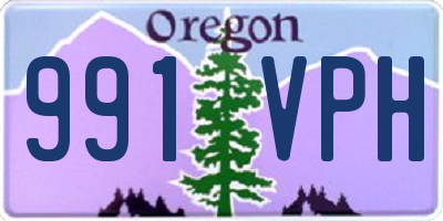 OR license plate 991VPH