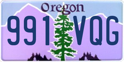 OR license plate 991VQG