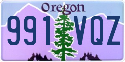 OR license plate 991VQZ