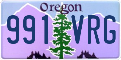 OR license plate 991VRG