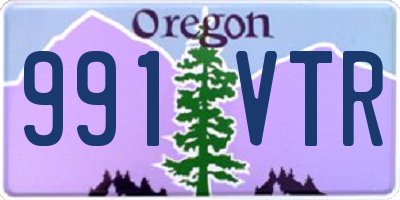 OR license plate 991VTR