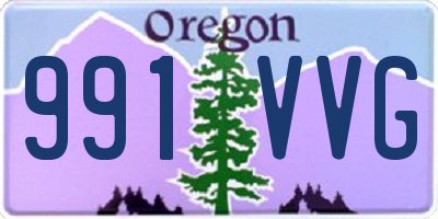 OR license plate 991VVG