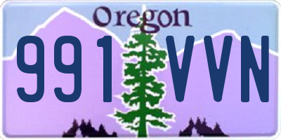 OR license plate 991VVN
