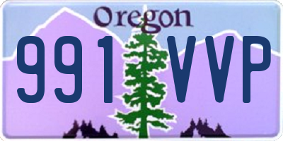 OR license plate 991VVP