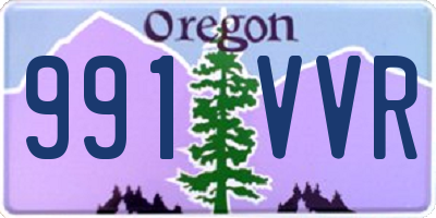 OR license plate 991VVR