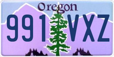 OR license plate 991VXZ