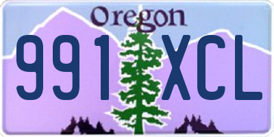 OR license plate 991XCL