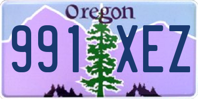 OR license plate 991XEZ