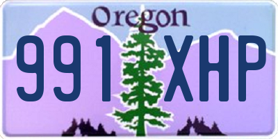 OR license plate 991XHP