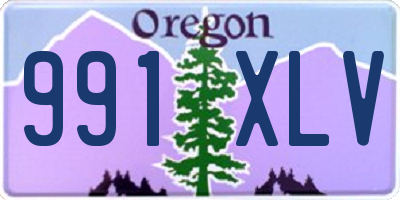 OR license plate 991XLV