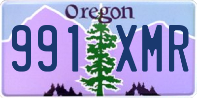 OR license plate 991XMR