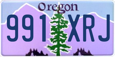 OR license plate 991XRJ