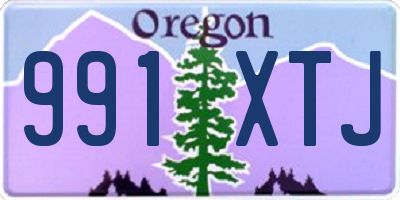 OR license plate 991XTJ