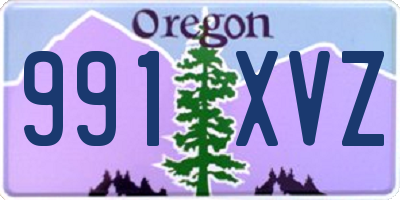 OR license plate 991XVZ