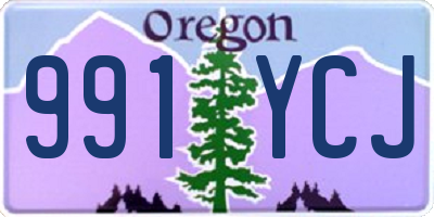 OR license plate 991YCJ