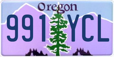 OR license plate 991YCL