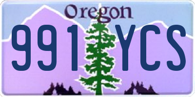 OR license plate 991YCS