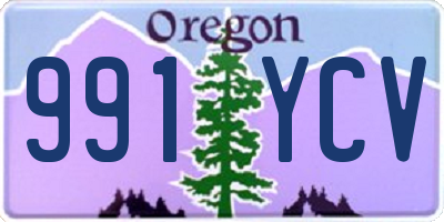 OR license plate 991YCV