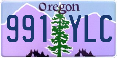 OR license plate 991YLC