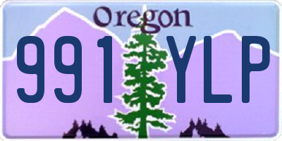 OR license plate 991YLP