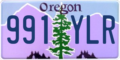 OR license plate 991YLR