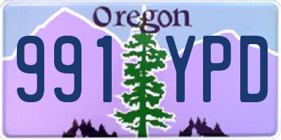 OR license plate 991YPD