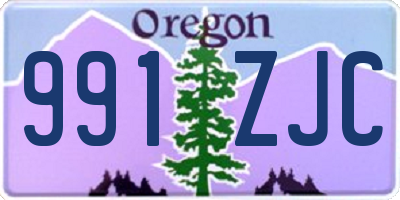 OR license plate 991ZJC