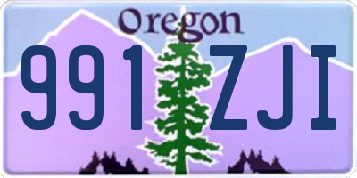 OR license plate 991ZJI