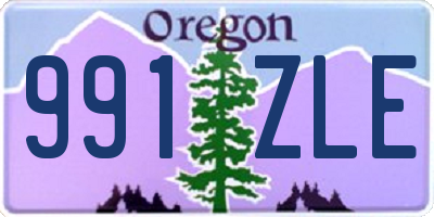 OR license plate 991ZLE