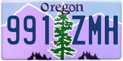 OR license plate 991ZMH