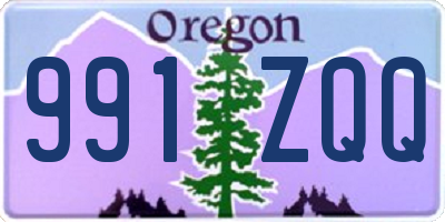 OR license plate 991ZQQ