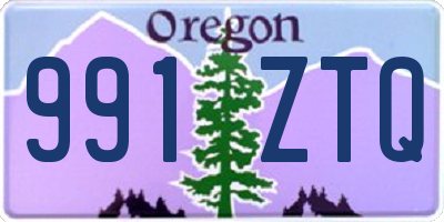 OR license plate 991ZTQ