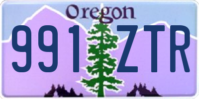 OR license plate 991ZTR