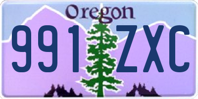 OR license plate 991ZXC