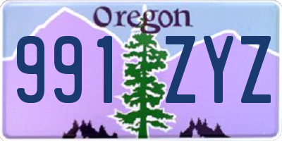 OR license plate 991ZYZ