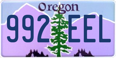 OR license plate 992EEL