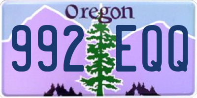 OR license plate 992EQQ