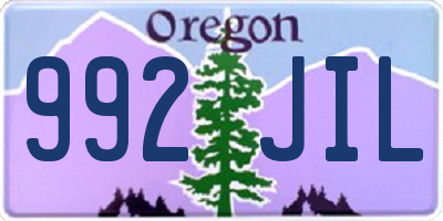 OR license plate 992JIL