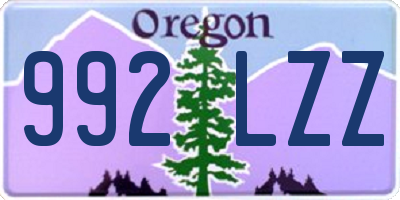 OR license plate 992LZZ