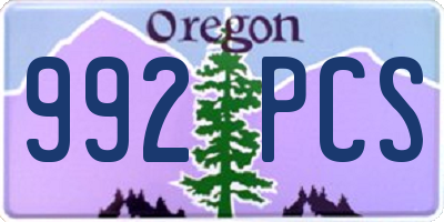 OR license plate 992PCS