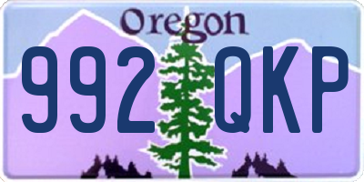 OR license plate 992QKP