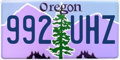 OR license plate 992UHZ