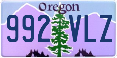 OR license plate 992VLZ