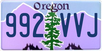 OR license plate 992VVJ